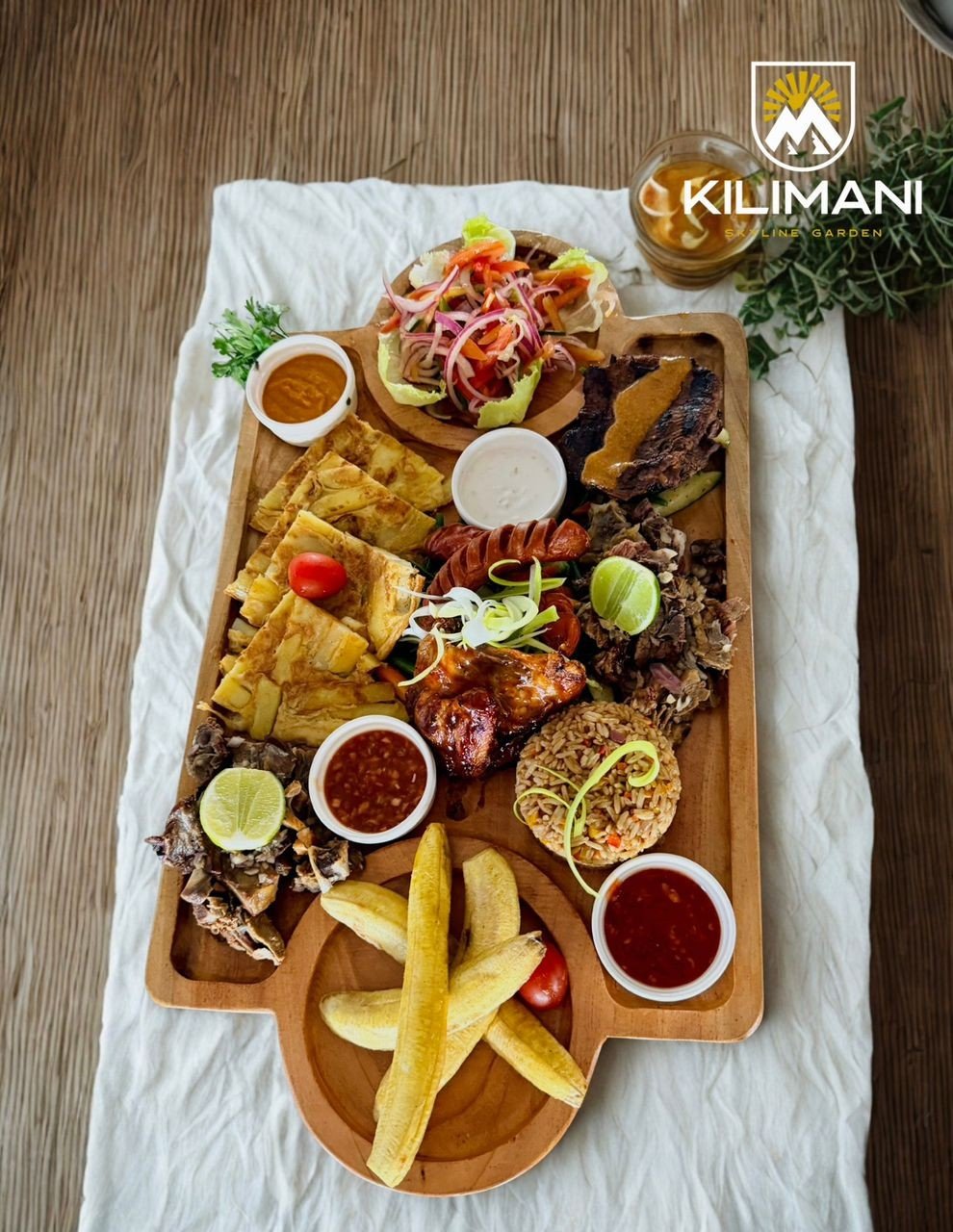 Family feast platter